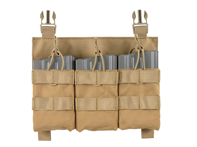 Buckle Up Triple SR25/AR-10/M14/SCAR-H Pouch Panel - CT