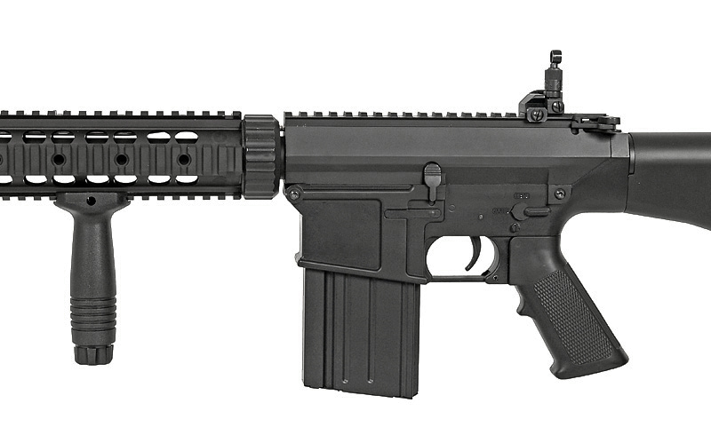 130rds AR-10/SR25 Midcap Magazin, Stahlblech (Cyma)