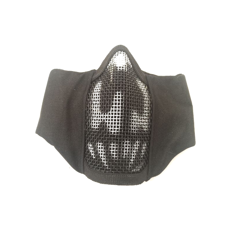 Basic Gittermaske mit leichtem Ohrenschutz (SKULL)