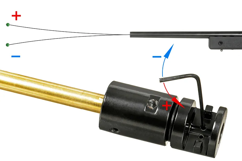 CM.708-U Upgrade Sniper/Federdruckgewehr, Schwarz