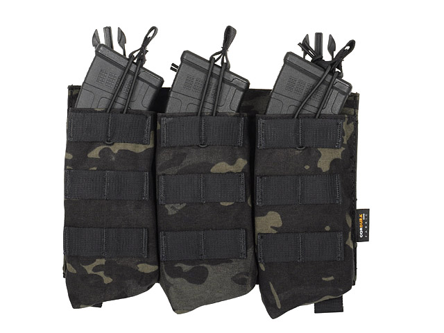 Buckle Up Triple AK47/AKM Mag Pouch - Multicam Black [8FIELDS PREMIUM]