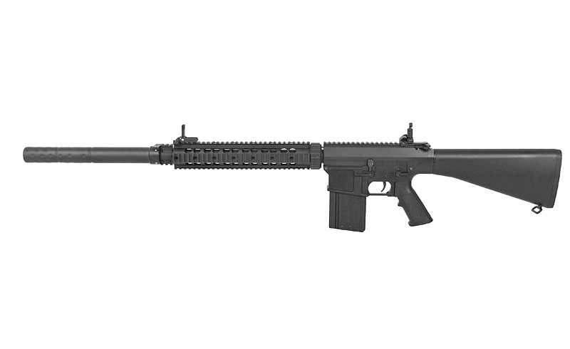 130rds AR-10/SR25 Midcap Magazin, Stahlblech (Cyma)