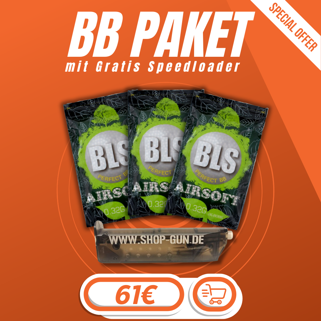0.32g BLS BIO Sparpaket mit Speedloader