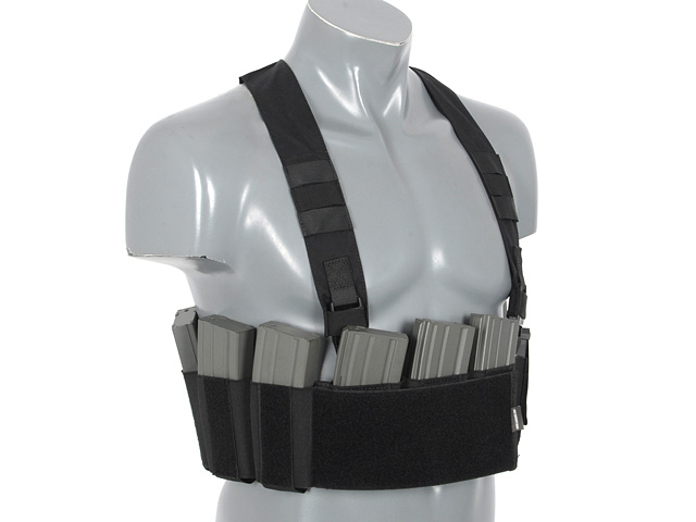 Airsoft lightweight speed chest rig- black [Amomax]