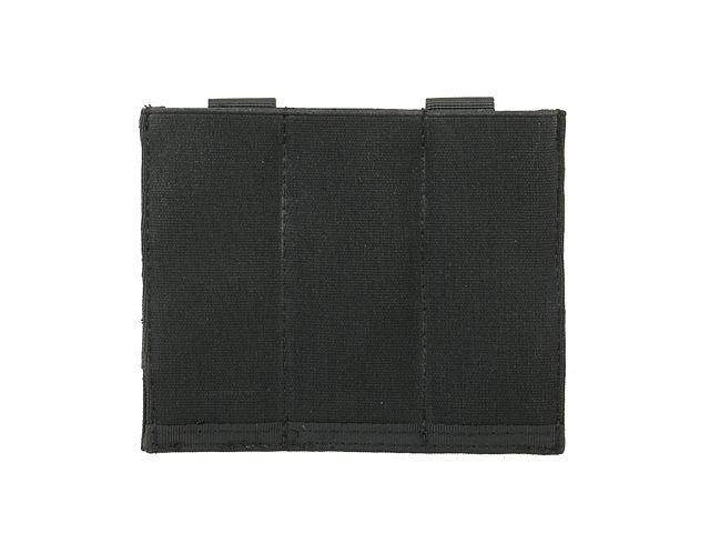 Elastic Triple Pistol Magazine Pouch - Black