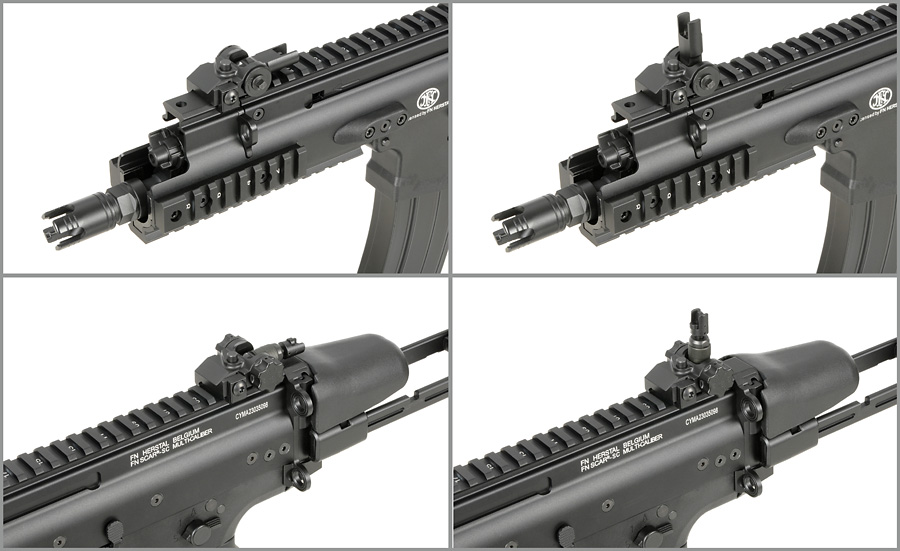 FN SCAR-SC Subcarbine mit EShooter ETU, max 0,5J AEG