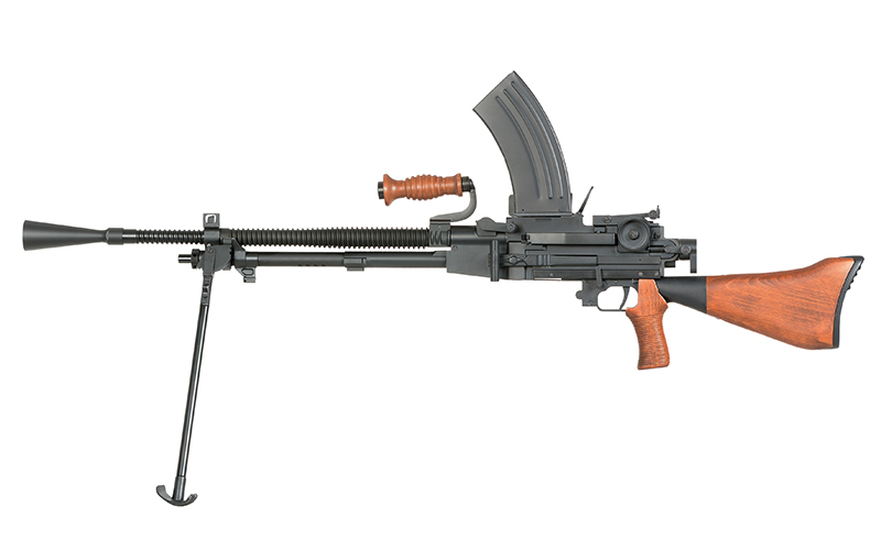 Japan Type 96 MG, max 0,5J AEG, Echtholz, optimierte Drosselung