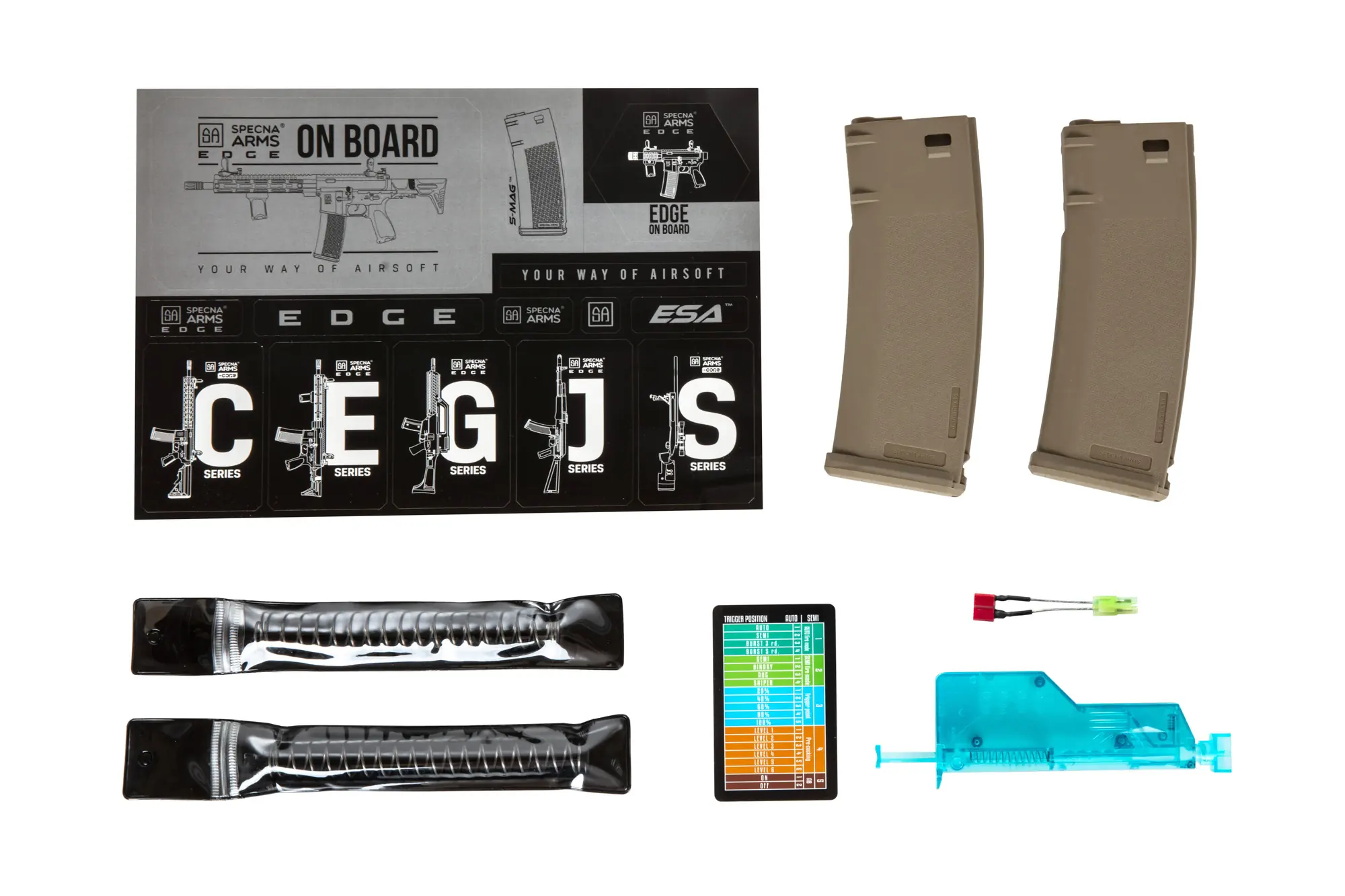 Daniel Defense® M4A1 Sopmod Block II SA-P26 PRIME S-AEG mit HAL E.T.U, Dark Matter 27K Brushless Motor und Speedgears (CB)