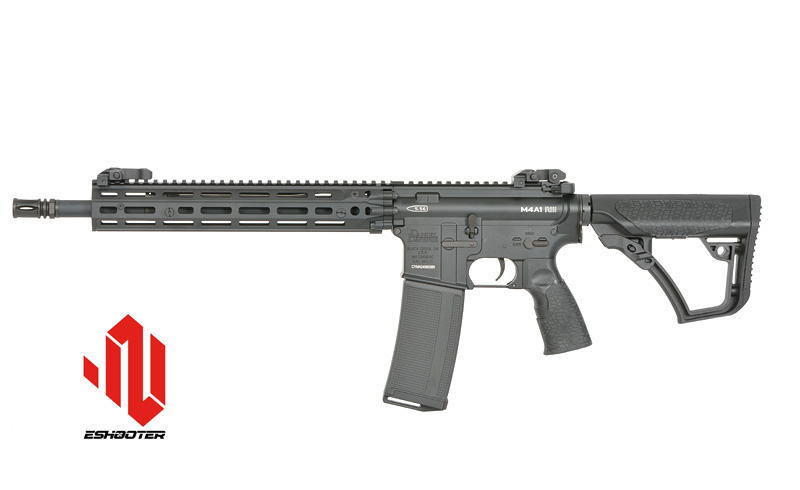 Daniel Defense M4A1 RIII 14.5" S-AEG mit Eshooter ETU, Schwarz