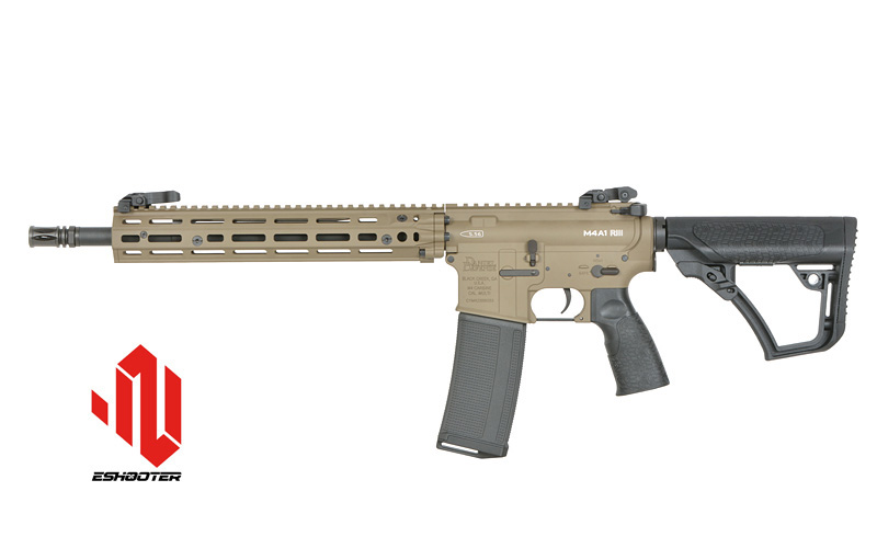 Daniel Defense M4A1 RIII 14.5" S-AEG mit Eshooter ETU, FDE