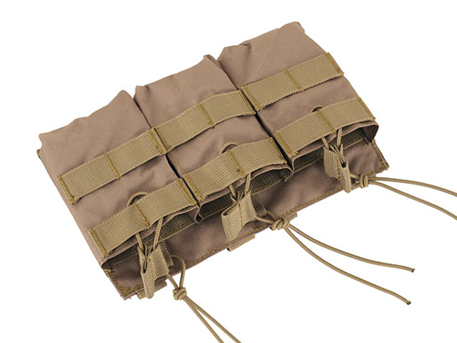 Triple Open Top 7.62 Mag Pouch - Coyote [8FIELDS]