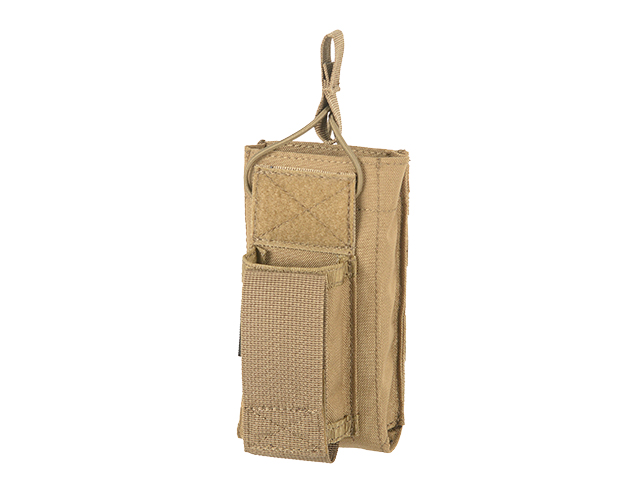 5.56/9mm Open Top Single Magazine Combo Pouch - Coyote Brown [EM]