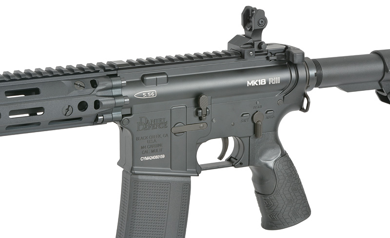 Daniel Defense MK18 RIII 10.3" S-AEG mit Eshooter ETU, Schwarz