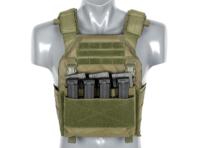 Plate Carrier Triple AR-15/M4 Magazine Insert - Black [8FIELDS]