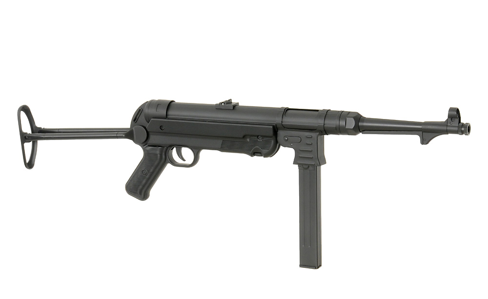 MP40 max. 0,5J AEG Vollmetall, Schwarz, optimierte Drosselung