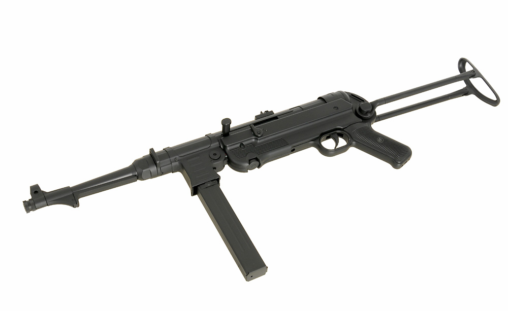 MP40 max. 0,5J AEG Vollmetall, Schwarz, optimierte Drosselung