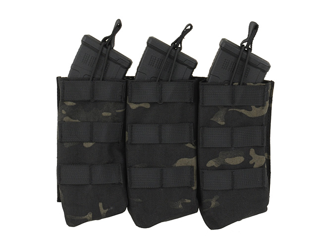 Open Top Triple 7.62x39 AK Mag Pouch - MB [8FIELDS]