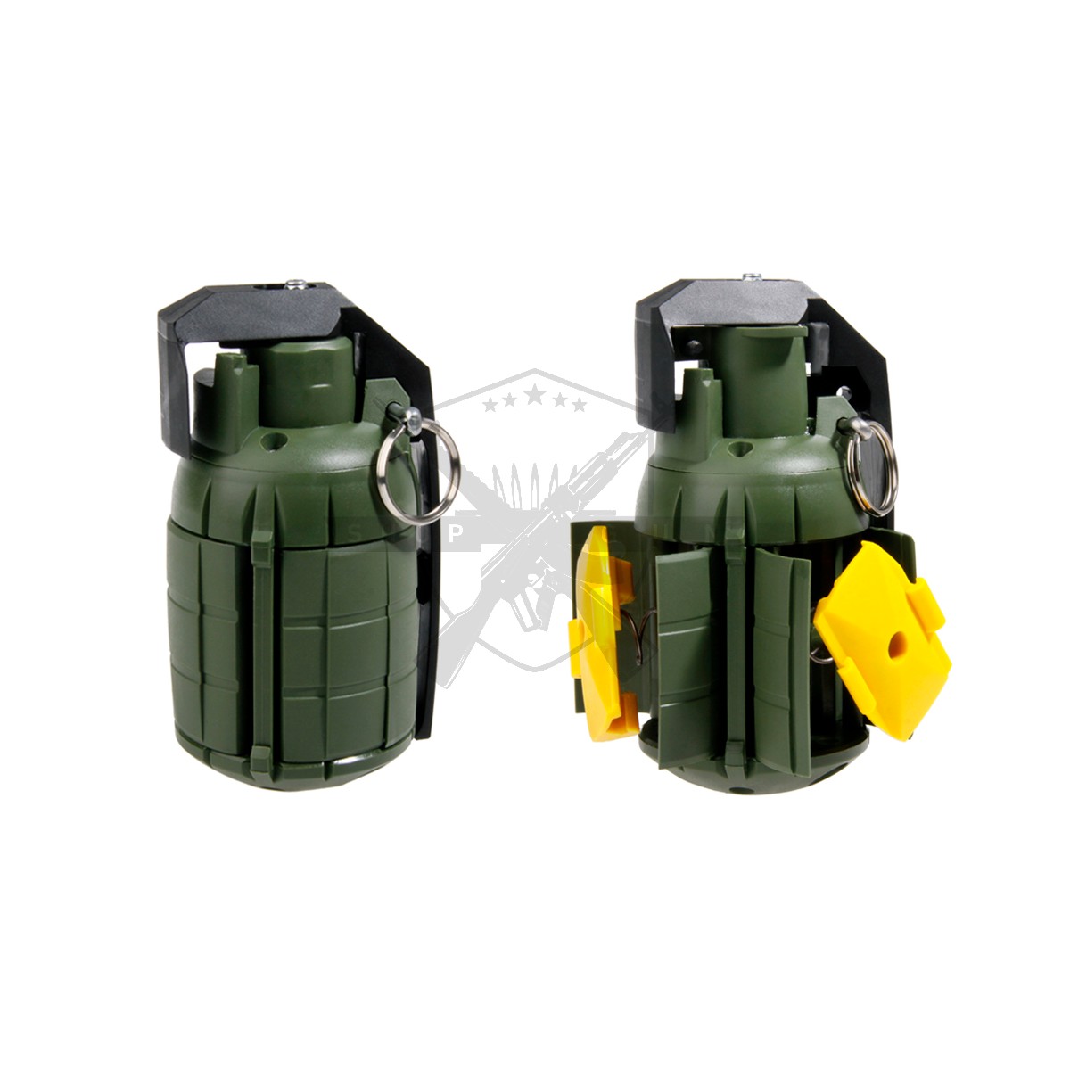 "NUKE" Federdruck-Granate mit Knalleffekt