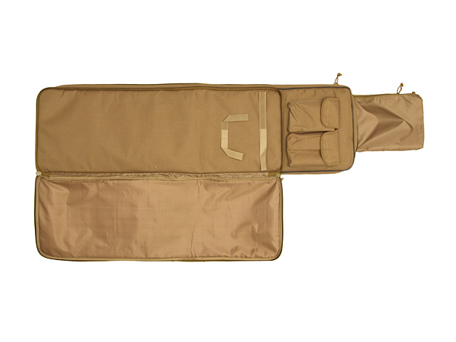 47 inches double rifle gun case - black [8FIELDS] - Restposten