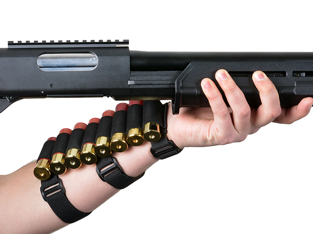 Arm shotshell pouch for 8 rounds - Coyote [8FIELDS]