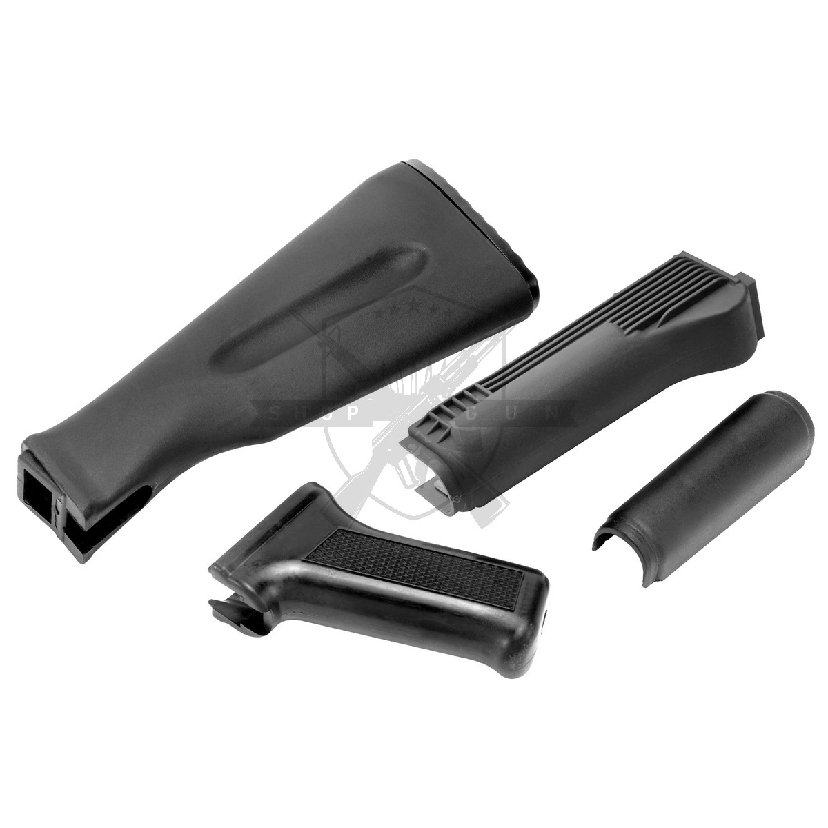 LCT AK-74M Handguard-Set (Plastik, BK)