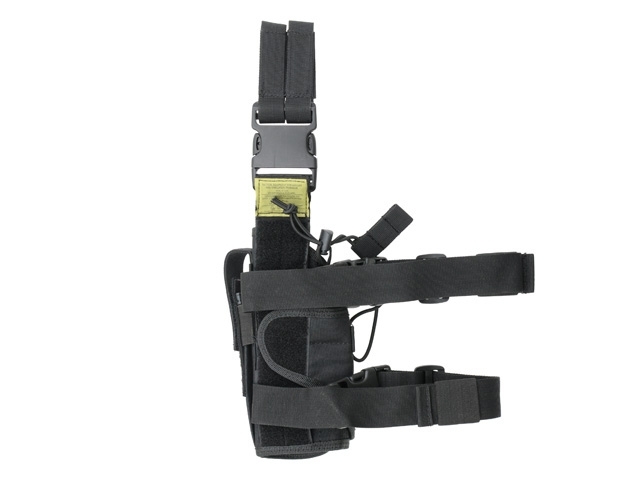 2-Ways Carrying Type Tactical Drop Leg Holster - Black [8FIELDS]