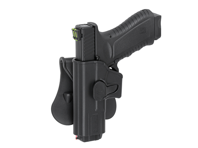 G19 Airsoft Left-Handed Holster Series - Black [Amomax]