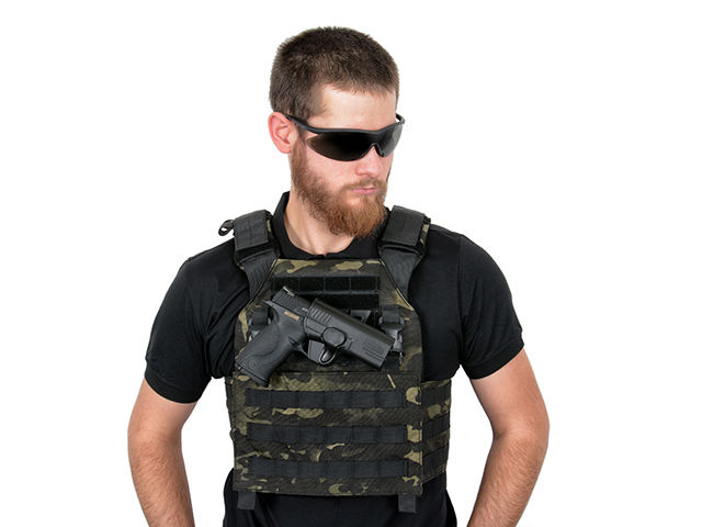 Airsoft MOLLE Attachment - Black [Amomax]